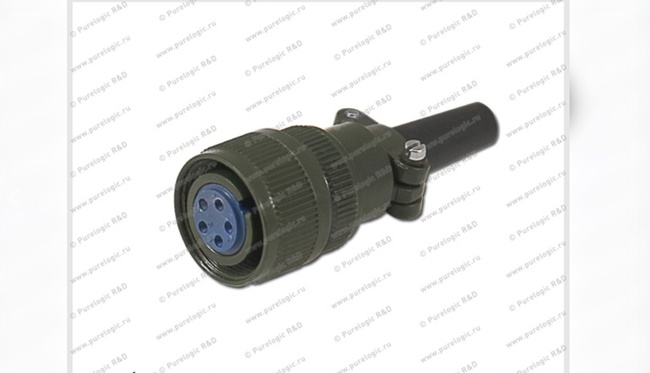 Разъемы промышленные с фиксацией, на кабель