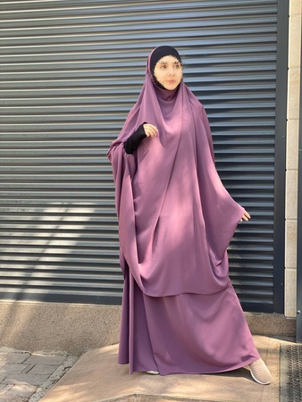 Жильбаб с юбкой для женщин