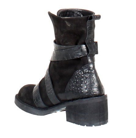 Women&#39;s ankle boots, natural nubuck<G933>