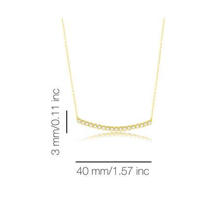 Колье Even & Pétra из 14-каратного золота с камнями Waterway