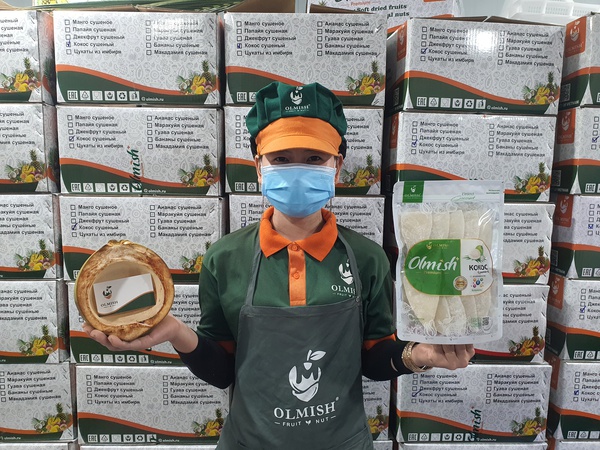 Сушеный Кокос. Сухофрукты с заводов OLMISH