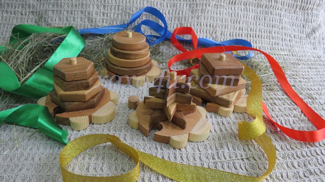 Пирамидка – пазлы “Черепашки”