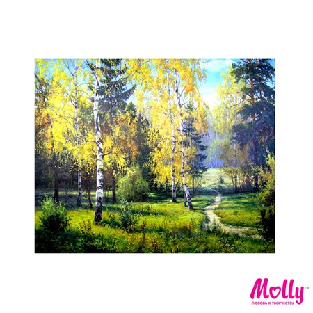 Картина по номерам Прищепа. Березки