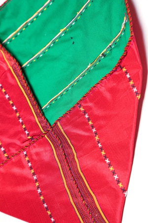 Элегантный красный клатч ручной работы