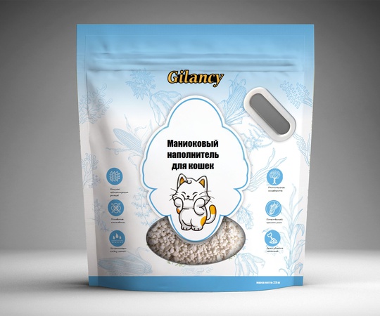 Маниоковый наполнитель для кошек