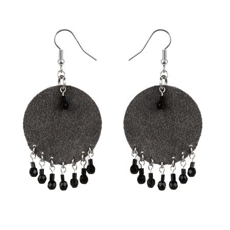 W-113SD  Кожаная серьга