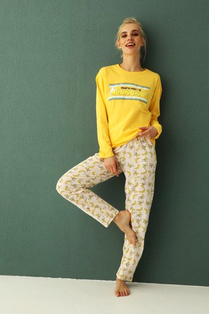 Bayan Pijama Takımı - %100 Pamuk