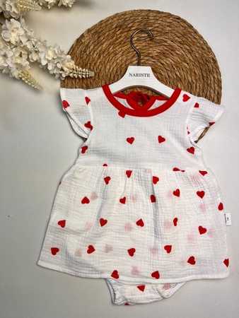 Çocuk Elbise - Müslin Body