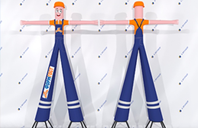 Надувная реклама и фигуры авторского дизайна