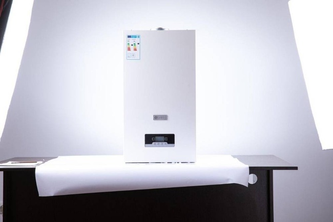 Atmosferik gaz kazanı SL-DC30 (1M paslanmaz çelik bacalı 30 kW çift ısı eşanjörü