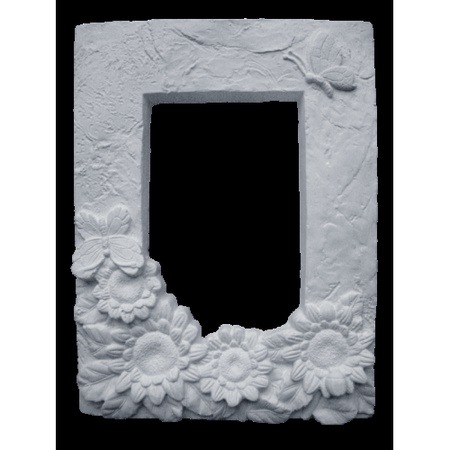 Гипсовая фоторамка для раскрашивания Подсолнух (Д1