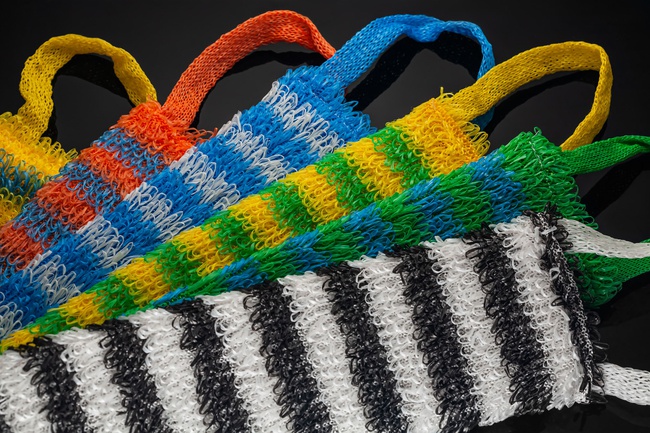 Банная мочалка "Зебра"