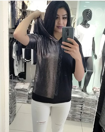 Блузки с капюшоном из металла