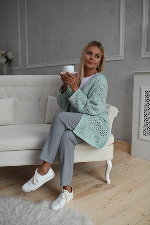 Жакет женский удлиненный