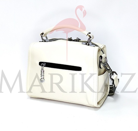 Bayan çantası Beyaz / Siyah / Kahverengi