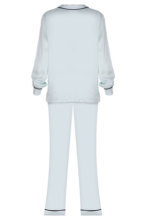 İPEK BAYAN BİYELİ PİJAMA TAKIM - MİNT