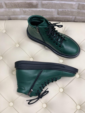 Зимние Ботинки из кожи