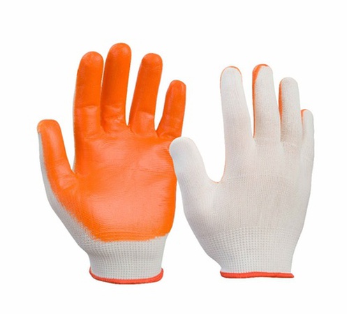 ПЕРЧАТКИ НЕЙЛОНОВЫЕ | ЛАТЕКСНОЕ ПОКРЫТИЕ