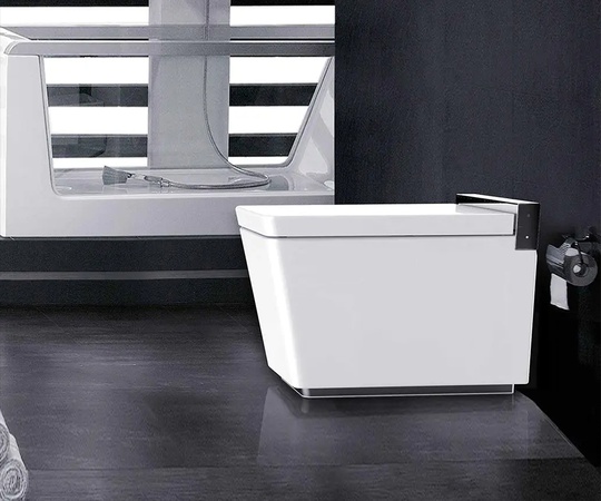 One-piece powerful flushing tankless intelligent toilet upgrade version 2.0.