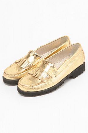 Altın makosen ayakkabılar FM179