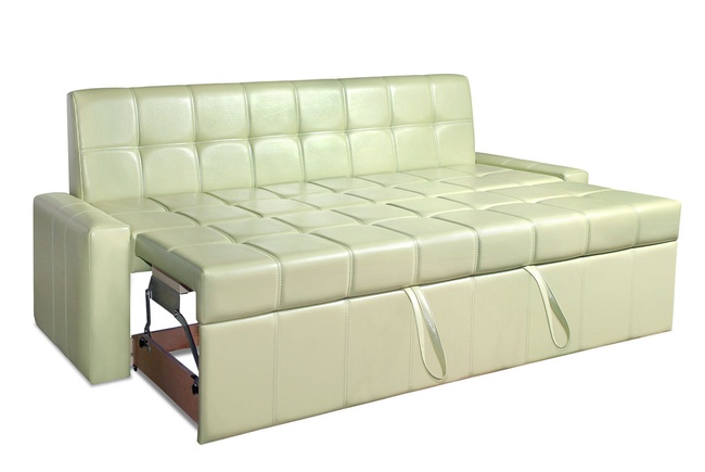 НАДЕЖДА - прямой кухонный диван со спальным местом