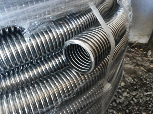 шланг гофрированный из нержавеющей стали в бухтах