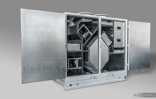 Установки приточно-вытяжные для систем общеобменной вентиляции