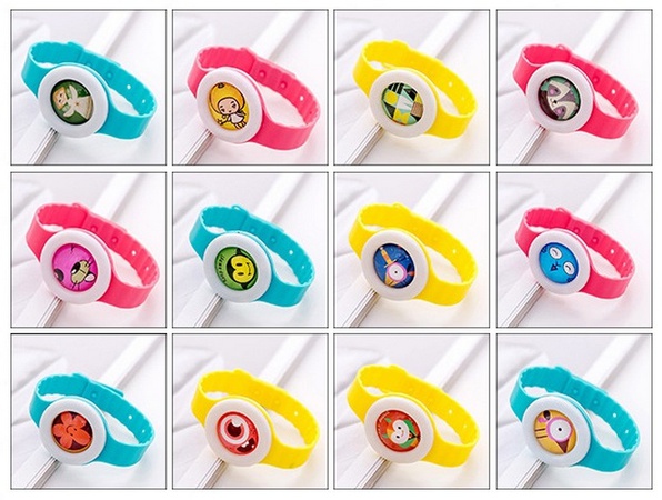 Uçucu yağlar içeren sivrisinek kovucu bileklik