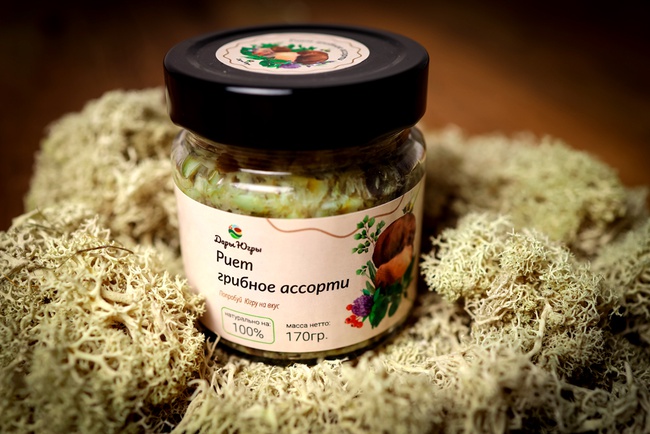 Риет грибное ассорти (ДАРЫ-ЮГРЫ-ХМАО) 170гр