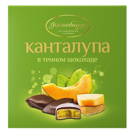 Sweets "Magic" Cantaloupe in dark chocolate, 150g