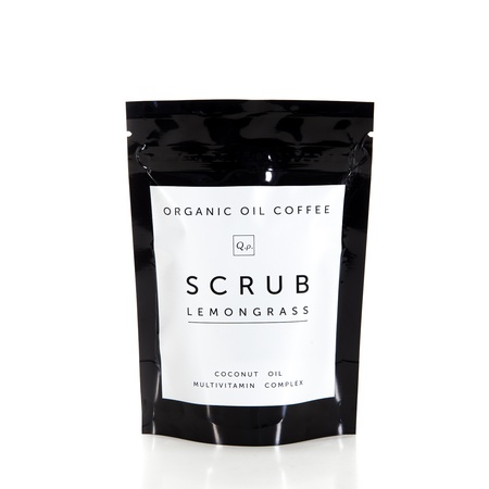 Натуральный Масляный кофейный скраб с эфирным маслом Лемограсса 100 гр.