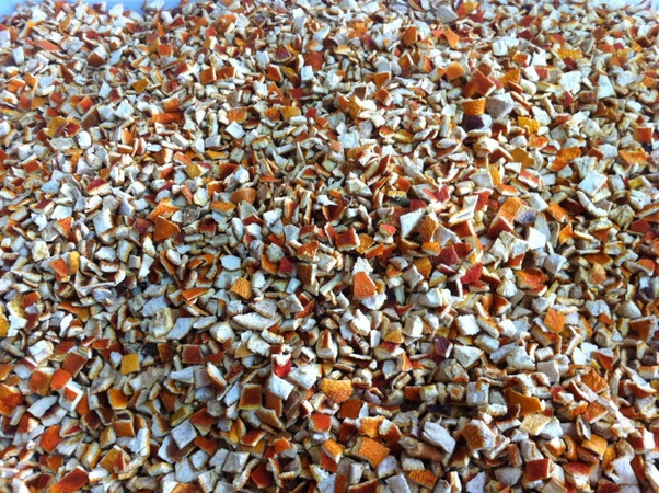 DRIED ORANGE PEEL (DRIED-DICED)