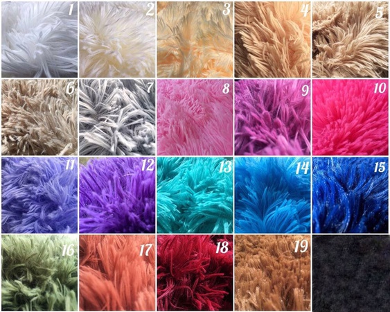 Пушистые пледы/травка 30 расцветок – оптом с доставкой по РФ