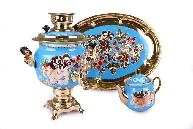 Самовар электрический Липецкая роспись