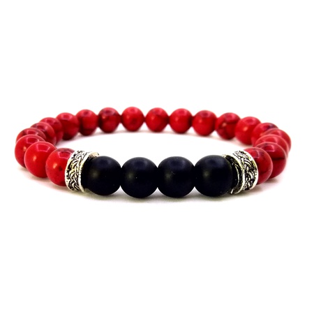 El Yapımı Doğaltaş Erkek Bileklikleri