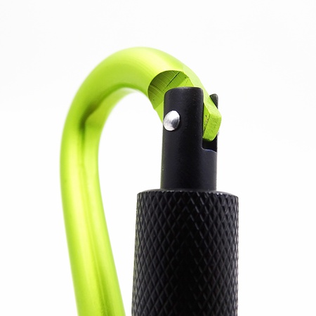 Карабин для ключей с резьбой - стопором