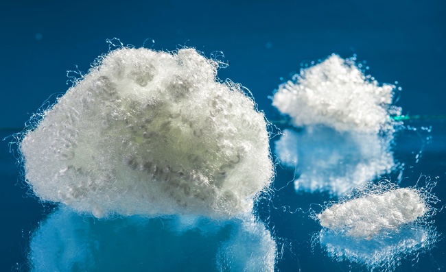 Вторичное полиэфирное волокно (синтетическое волокно, штапельное волокно)