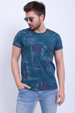 1022 型号 30/1 盖头男式 T 恤