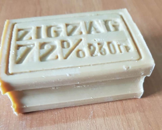 Хозяйственное мыло ZigZag, жирность 72%, вес 230 грамм
