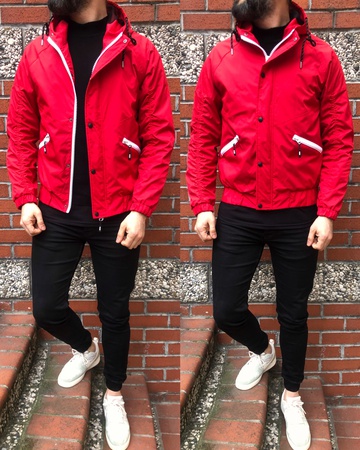 iga модный мужской плащ с капюшоном сезонные пальто