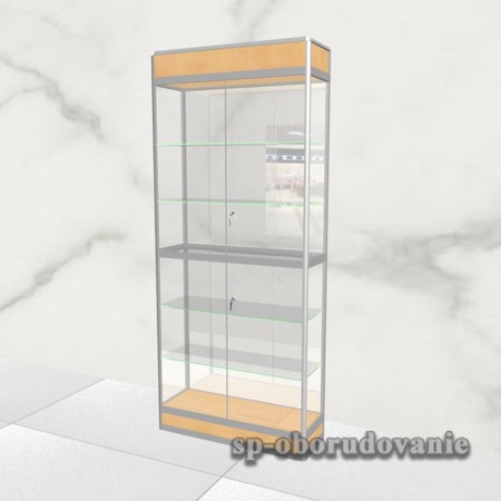 عرض 2200x800x300 خلف الزجاج