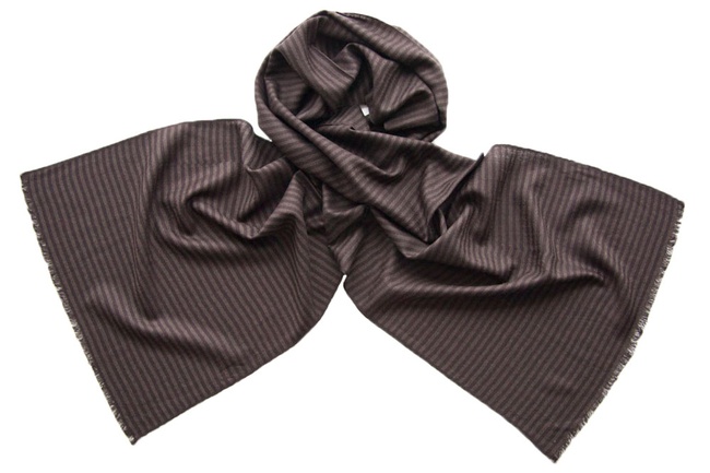 Italian silk and wool scarves for men
