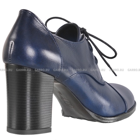 Туфли 7017 синие, натуральная кожа