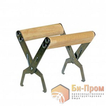 التقاط لإطارات galv. بمقبض خشبي