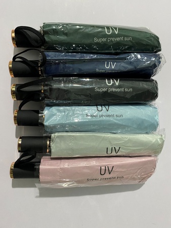 Зонты, с обычным ручным механизмом, выполнен из качественного материала