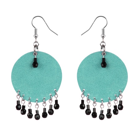 W-113SD  Кожаная серьга