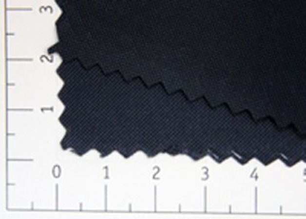 Black-blue jacket fabric