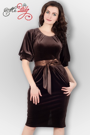1194-3m velvet dress sizes 44-48