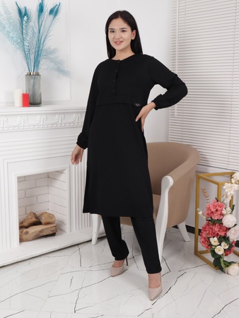 Комплект: Платье туника + Брюки