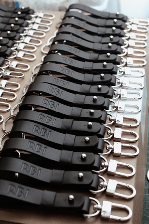 Hakiki deriden yapılmış anahtarlık kahyası